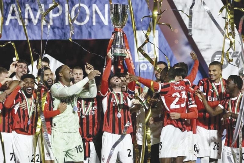 ¡MILAN VIENE DE ATRÁS Y SE QUEDA CON LA SUPERCOPA DE ITALIA!