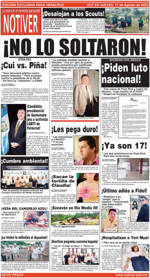 LA PORTADA - JUEVES, 17 DE AGOSTO 2023