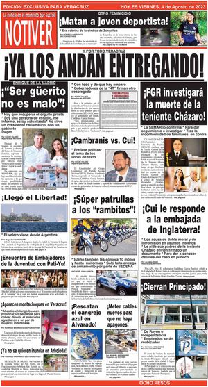 LA PORTADA - VIERNES, 4 DE AGOSTO 2023