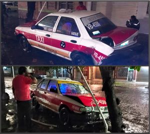 ¡Le dan por detrás a taxista cuando se echaba un “coyotito”!