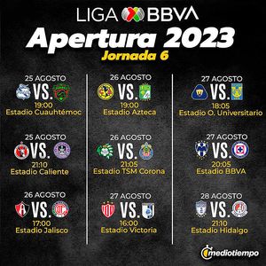 ¡CON DOBLE CARTELERA ARRANCA HOY LA JORNADA 6E!