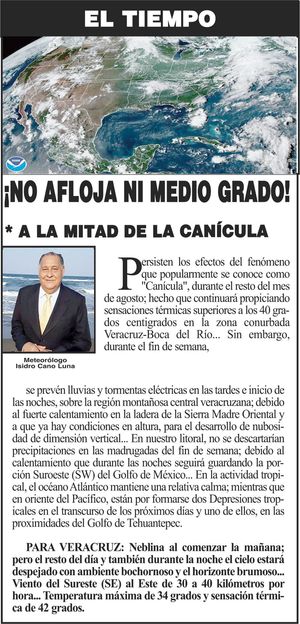 ¡NO AFLOJAN NI MEDIO GRADO!