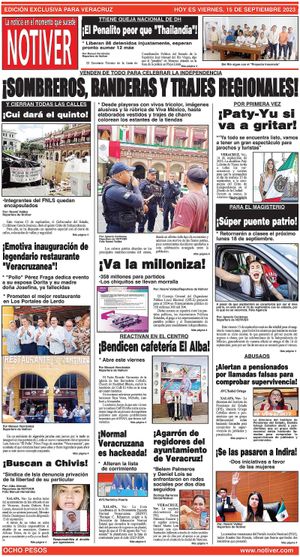 LA PORTADA - VIERNES, 15 DE SEPTIEMBRE 2023