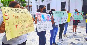 ¡EXIGEN JUSTICIA! -Cinco son del puerto de Veracruz, dos de Lerdo y uno de Tres Valles