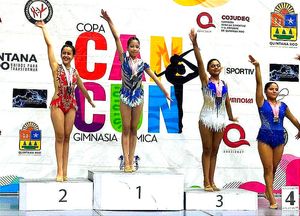 ¡GIMNASTAS DEL CLUB DE ORO DESTACAN EN CANCÚN!