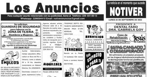 ...LOS ANUNCIOS, AVISOS Y DEMÁS! - LUNES, 25 DE SEPTIEMBRE 2023