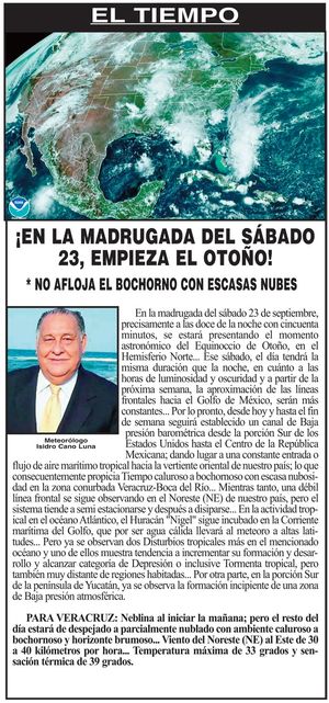 ¡EN LA MADRUGADA DEL SÁBADO 23, EMPIEZA EL OTOÑO!