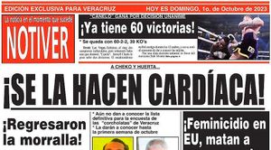 LA PORTADA - DOMINGO, 1 DE OCTUBRE 2023, Y YA ES OCTUBRE!