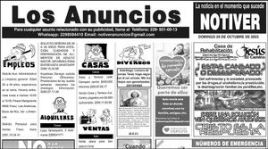 ...LOS ANUNCIOS, AVISOS Y DEMÁS! - DOMINGO, 29 DE OCTUBRE 2023