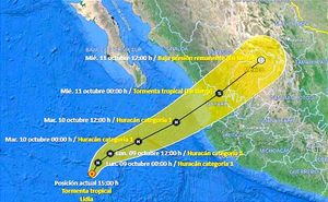 ¡ALERTA POR LOS CICLONES TROPICALES MAX Y LIDIA!