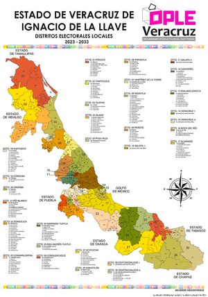 ¡DISTRITOS A 10 AÑOS! -De 2023 a 2033, partidos Veracruz, Xalapa, Boca y Coatzacoalcos