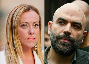 ¡MULTA SIMBÓLICA AL ESCRITOR ROBERTO SAVIANO! -Por llamar "Bastarda" a Meloni