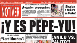 LA PORTADA - SÁBADO, 25 DE NOVIEMBRE 2023