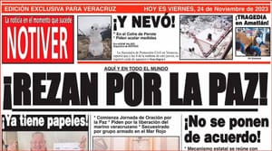 LA PORTADA - VIERNES, 24 DE NOVIEMBRE 2023