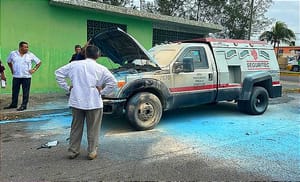 ¡FUEGO DEVORA OTRA UNIDAD DE TRANSPORTE DE VALORES! Por un Corto Circuito