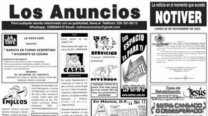 ...LOS ANUNCIOS, AVISOS Y DEMÁS! - LUNES, 6 DE NOVIEMBRE 2023