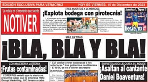 LA PORTADA - VIERNES 15 DE DICIEMBRE 2023