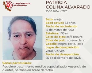 ¡DESAPARECE ABUELITA EN LA CIUDAD DE VERACRUZ!