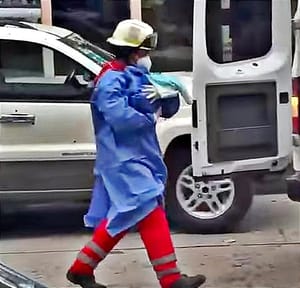 ¡ATERRIZA LA “CIGÜEÑA” DE EMERGENCIA EN EL HOTEL! -EN EL WALL DE MARTÍNEZ