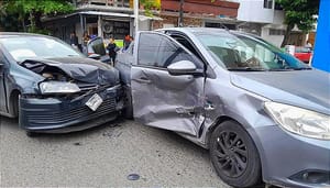 ¡LESIONADA EN UN “TORTAZO”! -*NI UNO NI OTRO PUDIERON EVITAR LA COLISIÓN