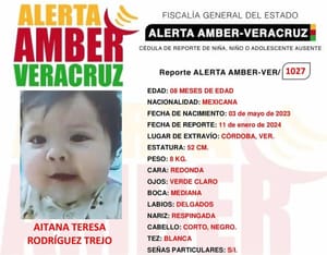 ¡DESAPARECE BEBITA EN CÓRDOBA!