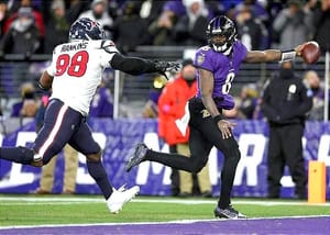 ¡GUÍA LAMAR JACKSON A SUS RAVENS AL JUEGO DE CAMPEONATO!