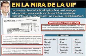 ¡INDAGA UIF A LÍDER PRIISTA Y DELEGADO DE XÓCHITL! -Por transferencias al extranjero de "recursos cuyo origen no es posible identificar"