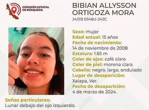 ¡DESAPARECE ESTUDIANTE! - *BIBIAN TIENE 15 AÑOS