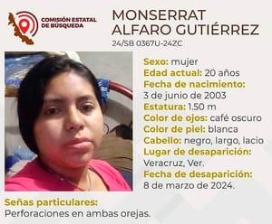 ¡DESAPARECE MONSERRT ALFARO!