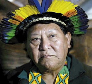 ¡PIDE LÍDER INDÍGENA DE BRASIL APOYO AL PAPA PARA REVERTIR DAÑO A LA AMAZONIA!