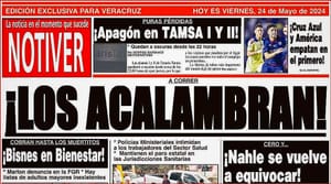 LA PORTADA - VIERNES 24 DE MAYO 2024