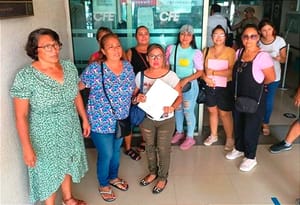 ¡SOS A LA CFE! - *Usuarios de Veracruz-Boca del Río exigen atender fallas en la red eléctrica