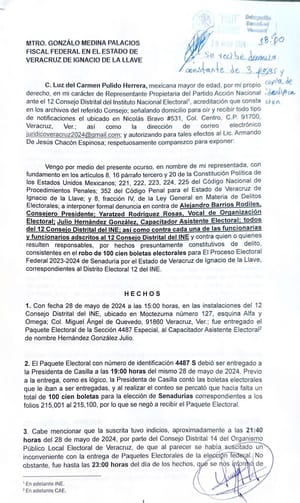 ¡DENUNCIA EL PAN ROBO DE 100 BOLETAS ELECTORALES!