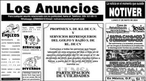 ...LOS ANUNCIOS, AVISOS Y DEMÁS! - LUNES, 27 DE MAYO 2024