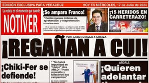 LA PORTADA - MIÉRCOLES 17 DE JULIO 2024