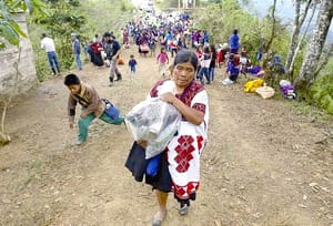 ¡INDÍGENAS DE CHIAPAS SE REFUGIAN EN ESCUELA TRAS ATAQUE DEL GRUPO ARMADO “LOS HERRERA"!