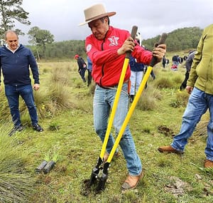 ¡LOS PONEN A SEMBRAR! - *A ver si así Claudia se lo lleva aunque sea a CONAFOR