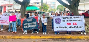 ¡PROTESTAN CONTRA LA REFORMA JUDICIAL! - “EL PODER JUDICIAL DE LA FEDERACIÓN, NO ES LA FISCALÍA, NI LA POLICÍA”