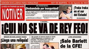 LA PORTADA - MARTES 13 DE AGOSTO 2024