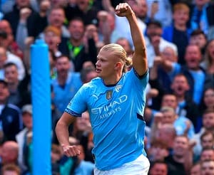 ¡TRIPLETE EN GOLEADA DEL MANCHESTER CITY! - ERLING HAALAND *4-1