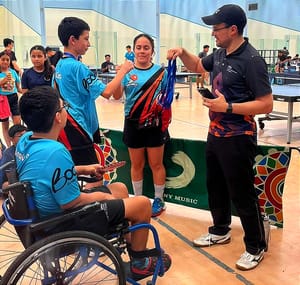 ¡INVITAN A TORNEO DE TENIS DE MESA INCLUSIVO!