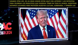 ¡DONALD TRUMP MANDA MENSAJE EN CÓNCLAVE DE ULTRADERECHA: DEFENDERÉ FRONTERA CON MÉXICO!