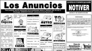 ...LOS ANUNCIOS, AVISOS Y DEMÁS! - JUEVES, 1 DE AGOSTO 2024