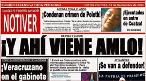 LA PORTADA - VIERNES 13 DE SEPTIEMBRE 2024