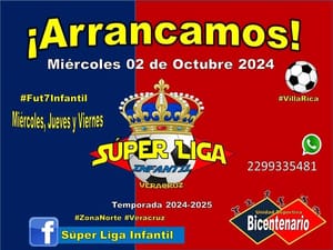 ¡PREPARAN TORNEO DE COPA EN SÚPER LIGA INFANTIL!