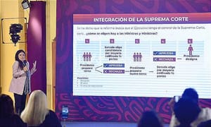 ¡LUISA MARÍA ALCALDE NIEGA QUE EL GOBIERNO BUSQUE CONTROLAR LA SUPREMA CORTE!