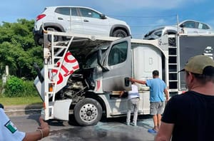 ¡CONATO DE INCENDIO EN TRÁILER NODRIZA!