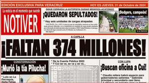 LA PORTADA - JUEVES 31 DE OCTUBRE 2024