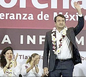 ¡“ANDY” LÓPEZ, HACE SU PRIMERA APARICIÓN COMO SECRETARIO DE MORENA!