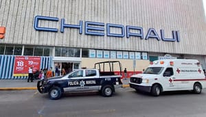 ¡OCTOGENARIO FALLECE EN CHEDRAUI CENTRO!